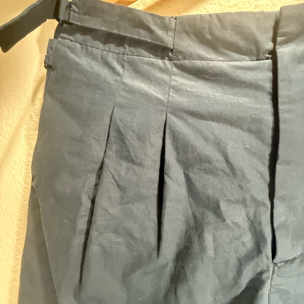 Helmut Lang Tech Fabric Shorts Navy Size 32 Modern Minimal - Picture 7 of 13